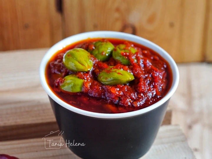 Easy Steps Prepare Recipes Sambal Terasi Pete the Delicious Appealing.