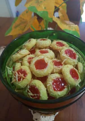 Foto resep Tumprint Cookies Strobery