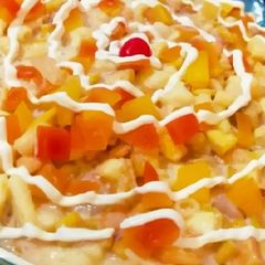 A picture of Creamy fruit delilght.