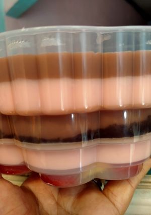 Foto resep Agar strawberry coklat