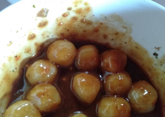 Langkah Mudah untuk Membuat Cilok sambel kacang pedas manis, Enak