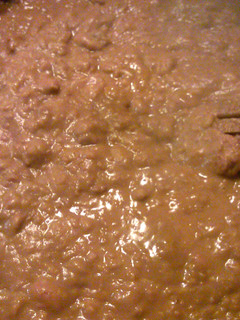 A picture of how to prepare canned refried or whole beans to taste almost as good as home made.