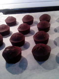A picture of Thermomix Chocolate Cupcakes mini or regular.