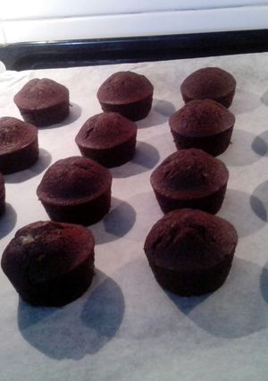 A picture of Thermomix Chocolate Cupcakes mini or regular.