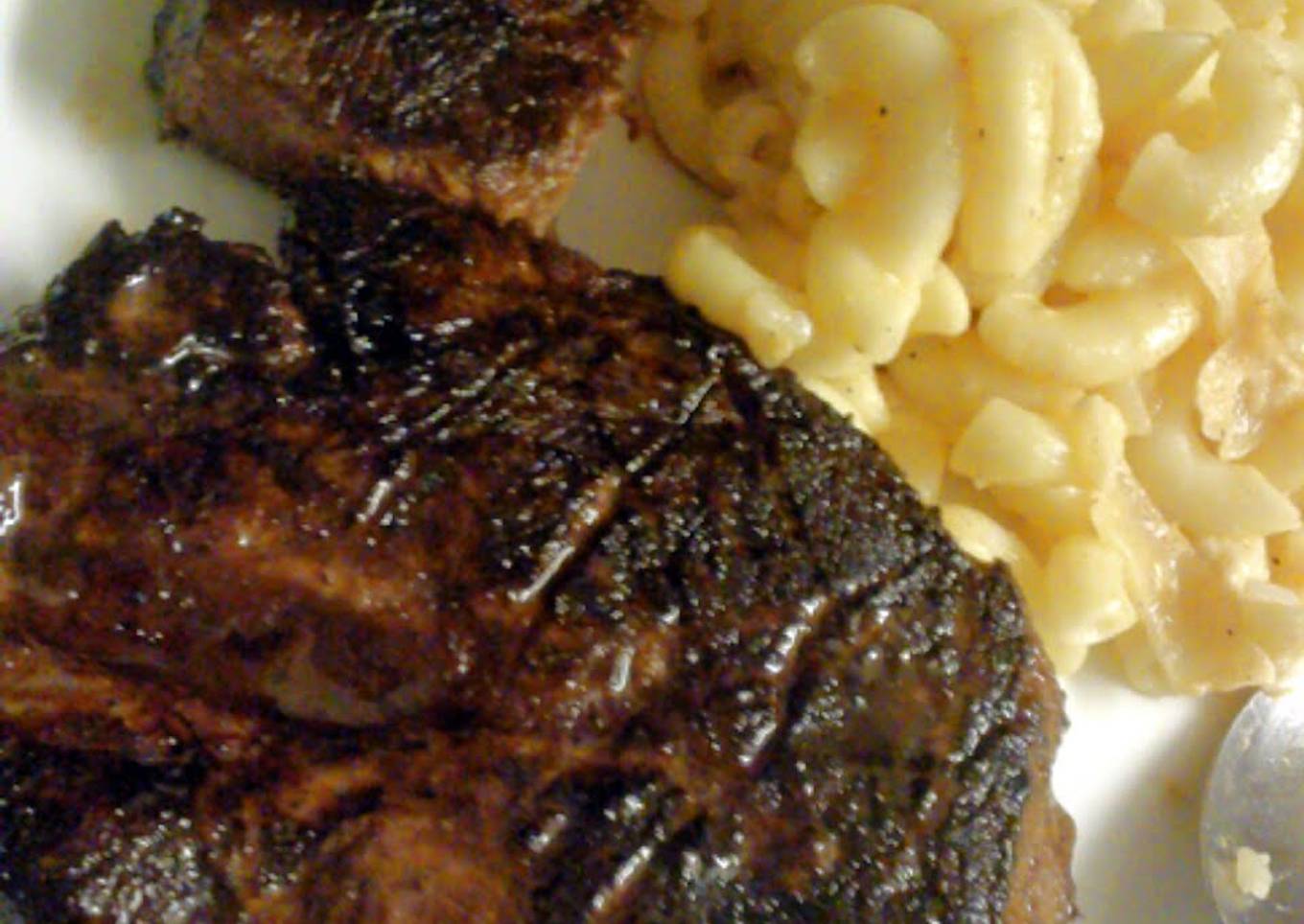 honey glazed beef steak