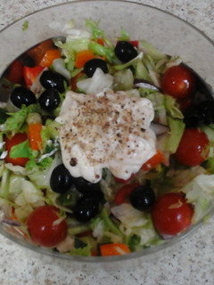 A picture of My Pepper Salad 😀.