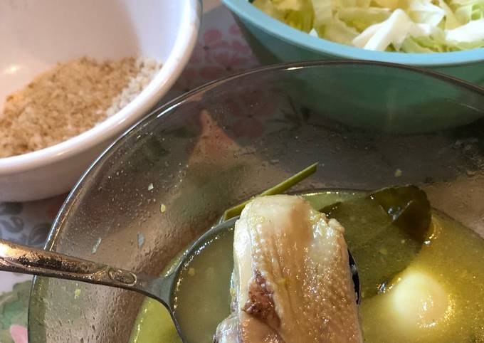 Soto ayam lamongan ala Tiger Kitchen