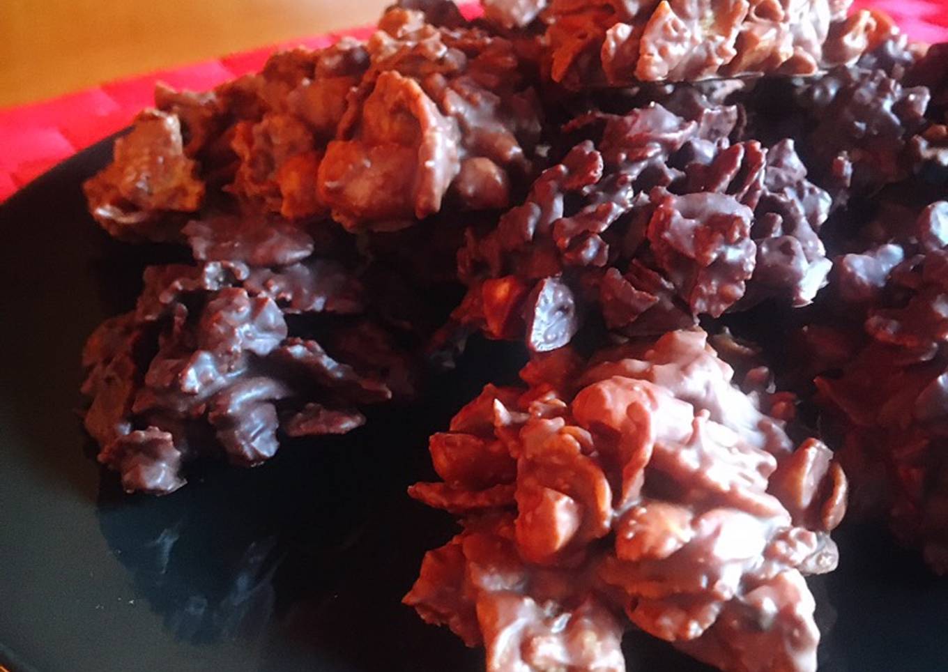 Rocas de chocolate o petras fit