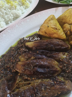عکسی از دستور بادمجان شکم پر (مازندرانی)