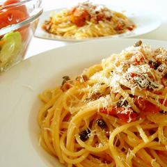 A picture of Mushroom Pasta.
