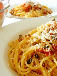 A picture of Mushroom Pasta.