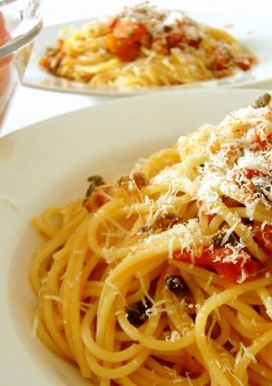 A picture of Mushroom Pasta.