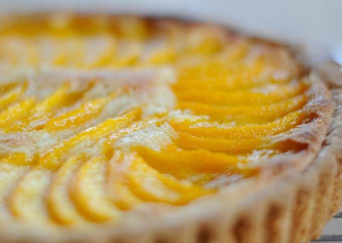 Easiest Way to Prepare Speedy Yellow Peach Almond Cream Tart