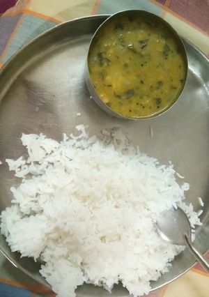A picture of Methi dal recipe.