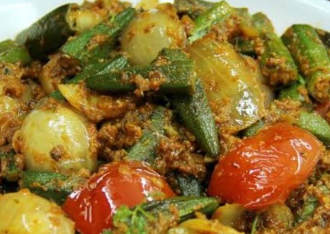 Bhindi Do Pyaza Recipe By Naveen Kumar - Cookpad