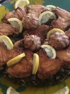 صورة لوصفة ورق عنب بأجنحة الدجاج