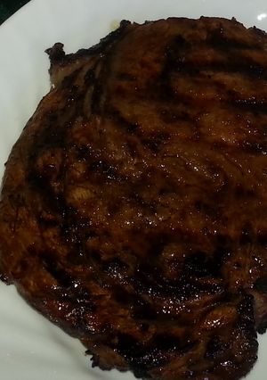 A picture of Marinated BBQ Steak.