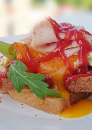 A picture of Ham And Egg Sandwich.
