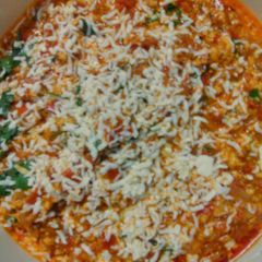 A picture of Paneer burji.