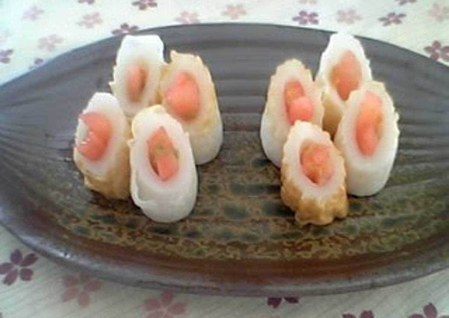 Bite-Size Appetizers - Watermelon Stuffed Chikuwa Recipe by cookpad