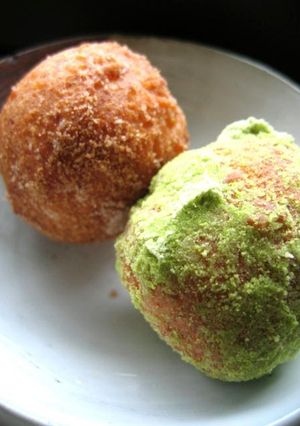A picture of Only 2 Ingredients Needed! Tofu Donuts.
