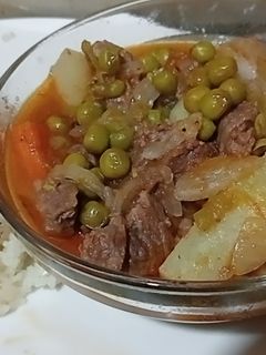 صورة لوصفة ورقة اللحمة بالبسلة من غير ورق زبدة ولا فويل
