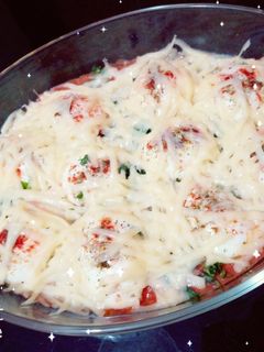 صورة لوصفة بيض مسلوق على الطريقة التركية 🍳🧀🥚