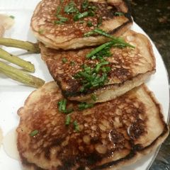 A picture of Brad's corn cakes.