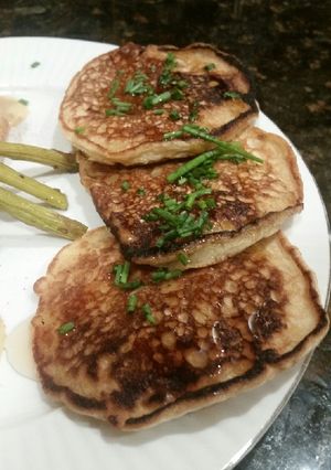 A picture of Brad's corn cakes.