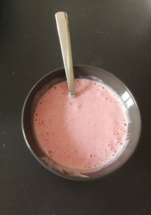 Una foto de Puré de frutas