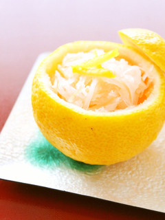 A picture of New Year's Dish Red & White Namasu Salad.