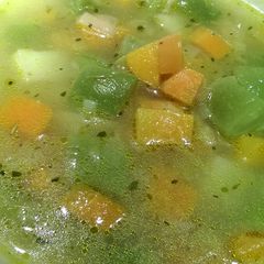 A picture of Vegetable soup.