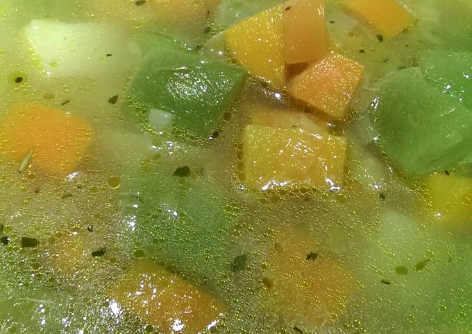 Recipe of Homemade Vegetable soup