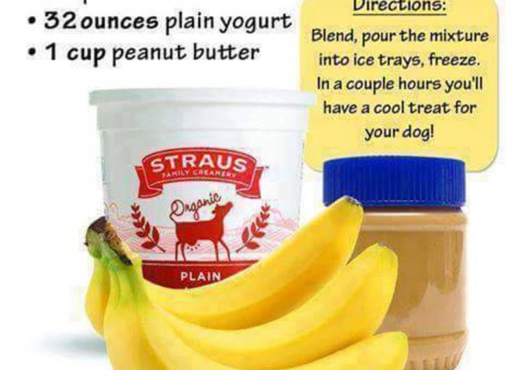 Easiest Way to Make Quick Doggy “Ice Cream”