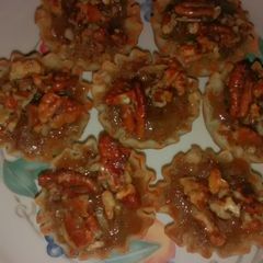 A picture of Mini Pecan Pie Tarts.