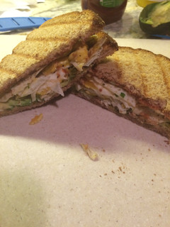 A picture of Quick Egg Sandwich With Avacado.