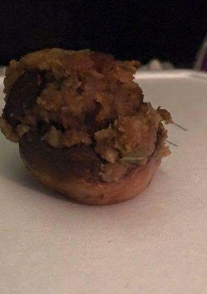 A picture of Holiday Stuffed Mushrooms.