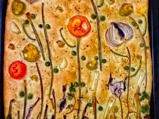 Garden Focaccia Bread