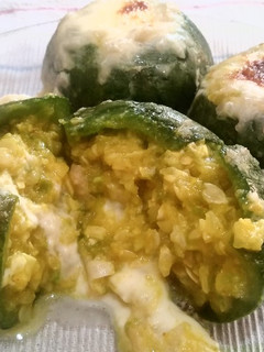 Una foto de Zapallitos rellenos vegetarianos
