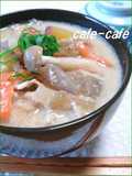 Pork Soup with Sake Lees