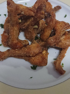 Una foto de Chuletitas de conejo rebozadas al ajo cabañil