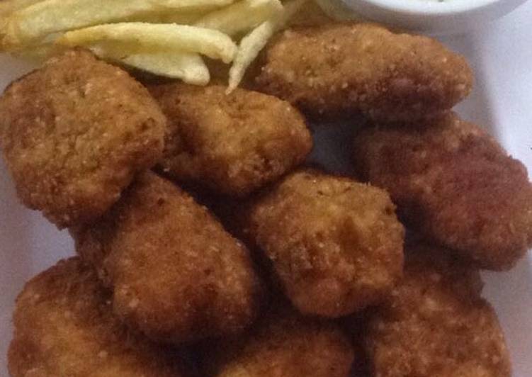 اصابع الدجاج المقرمشه😍