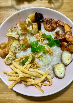 Foto resep Bubur ala chinese food - Slow cooker