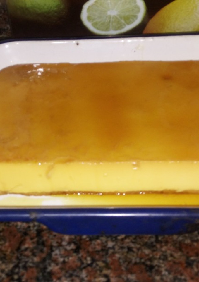 Una foto de Flan recargado!!