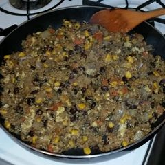 A picture of Fried Quinoa.