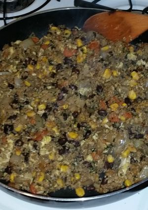 A picture of Fried Quinoa.