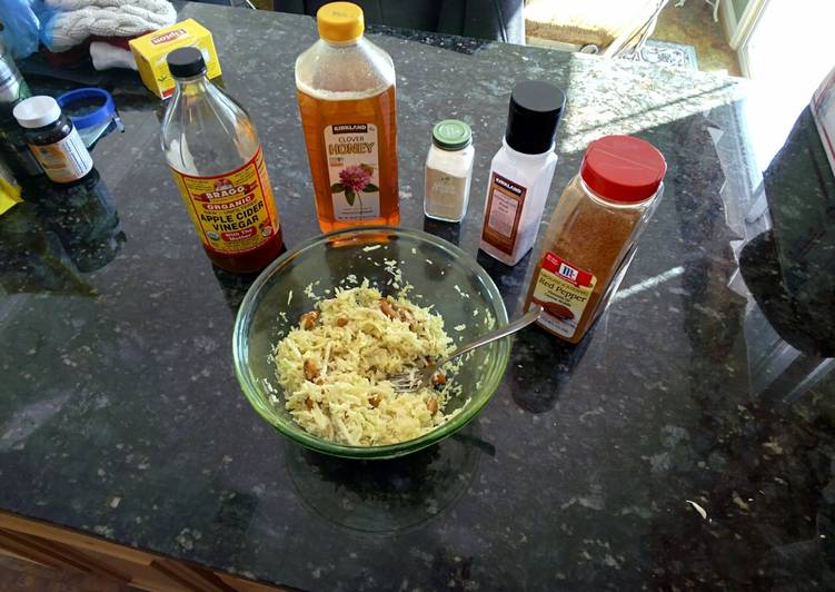 Spicy cabbage almond salad Spicy cabbage almond salad