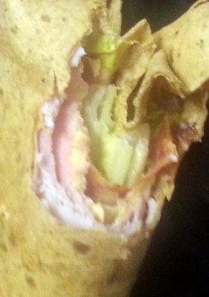 A picture of Bacon Ranch Turkey Wrap.
