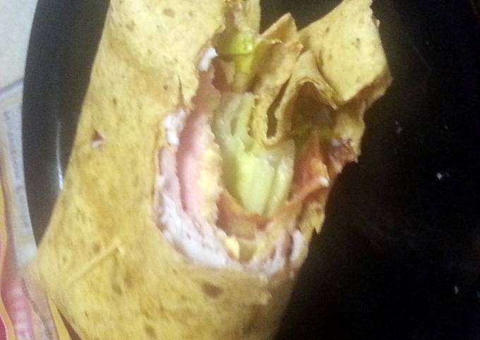 Bacon Ranch Turkey Wrap