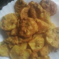 A picture of Easy and sweet homemade Bhajias.